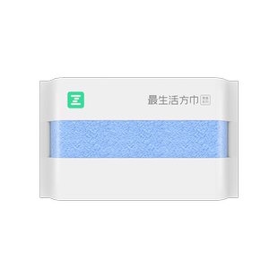 最生活毛巾小方巾阿瓦提长绒棉婴幼儿童柔软吸水密封洗脸家用毛巾