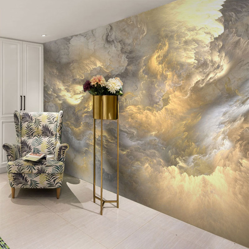 轻奢现代电视背景墙布壁纸抽象艺术客厅卧室影视墙纸沙发墙布壁画