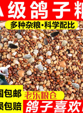 精品豌豆鸽子粮100斤无玉米营养幼鸽粮50斤批发鸟食20斤装高粱5斤
