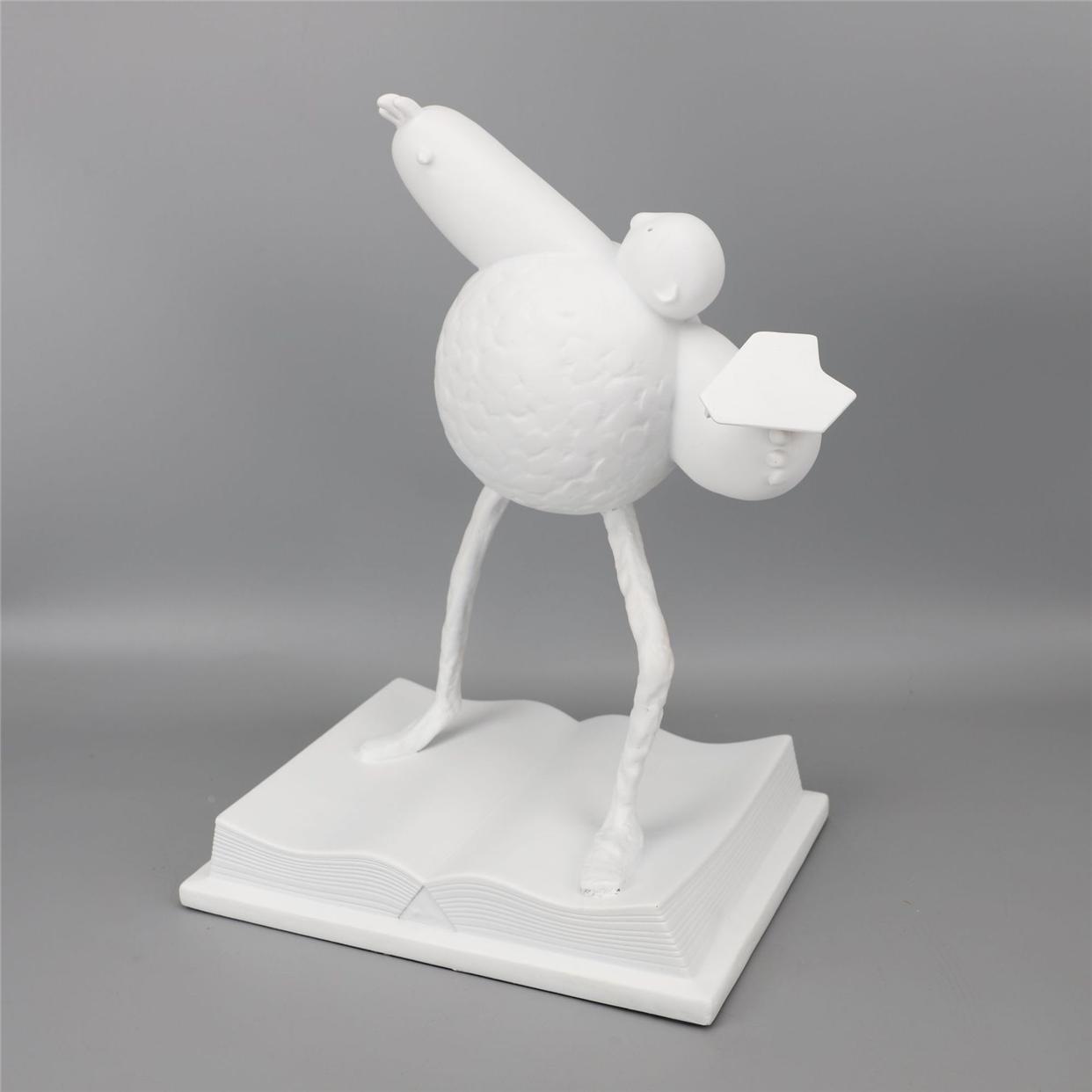 现代简约树脂飞机人物创意摆件样板房电视柜餐厅客厅家居软装饰品