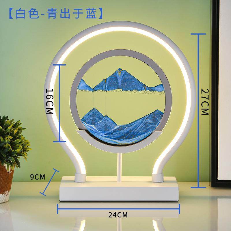 新中式灯圈玄关客厅装饰沙画台灯办公室桌面送礼禅意摆件家居夜灯,鲜花速递/花卉仿真/绿植园艺,洒水/浇水壶,淘宝优惠券,粉丝福利购,淘宝优惠卷