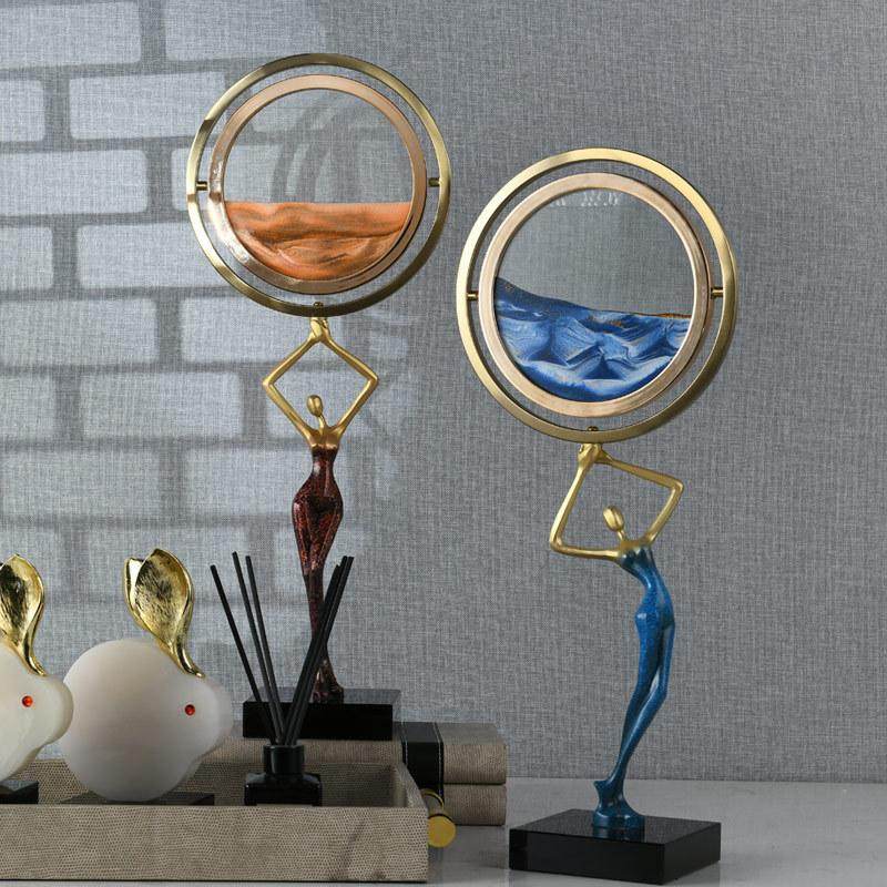 创意流沙画摆件幸运女神居家客厅玄关酒柜装饰品现代简约乔迁礼品,鲜花速递/花卉仿真/绿植园艺,洒水/浇水壶,淘宝优惠券,粉丝福利购,淘宝优惠卷