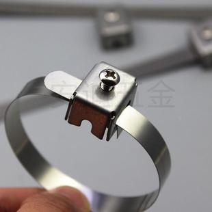 304不锈钢接地卡箍 扎带卡箍核电接地T2T3型接地电缆钢管接地卡箍