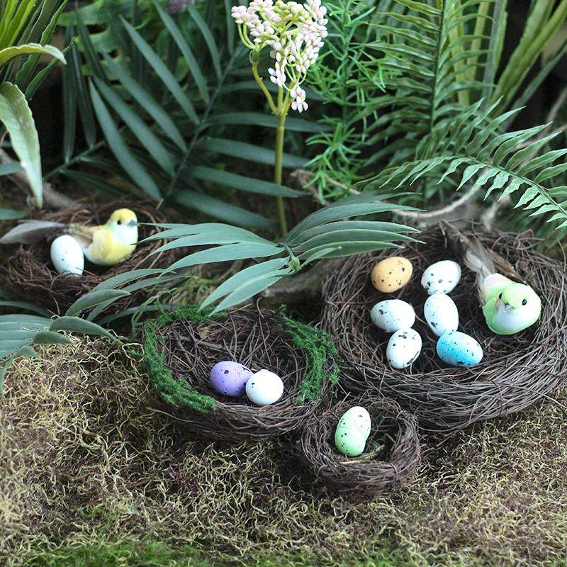 装饰树枝手工鸟窝摆件仿真鸟巢手工幼儿园植物自然角造景园艺配饰,鲜花速递/花卉仿真/绿植园艺,洒水/浇水壶,淘宝优惠券,粉丝福利购,淘宝优惠卷