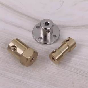 N20直流减速电机联轴器加长轴六角联轴器马达配件