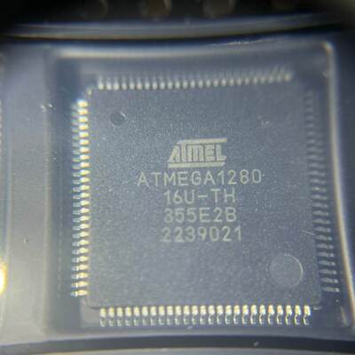 单片机(MCU 原装正品 ATMEGA1280-16AU 丝印ATMEGA1280-16U-TH