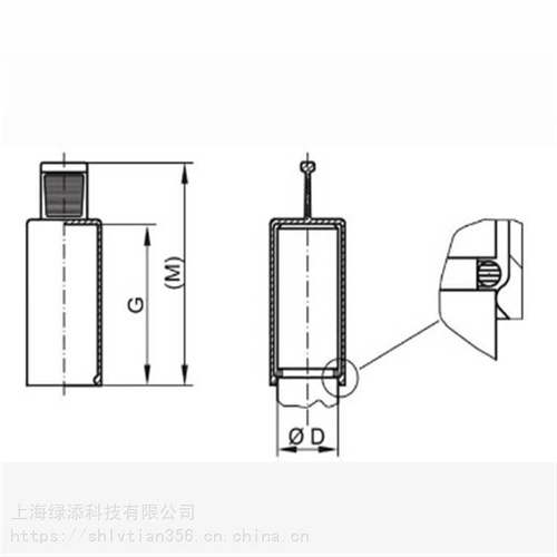 ***kapsto GPN 210 ZL 10 x 20 Grip Caps手柄帽
