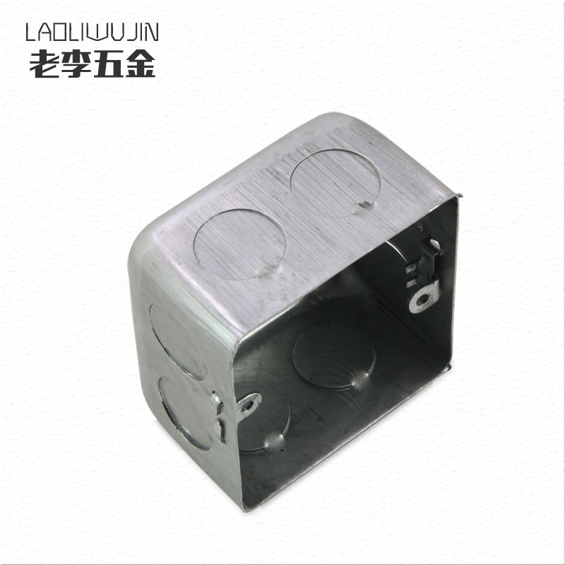 86H50-H100型铁盒盖板KBG管分线盒D20 d25桥架暗盒底盒镀锌接线盒