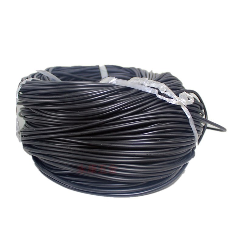 丁腈橡胶圆条皮带丁青实心O型条黑密封耐热耐油圆形绳5mm硅胶氟胶