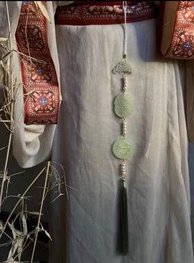 汉服配饰战国袍禁步国风中式腰佩秦汉腰间挂饰国风气质腰饰挂件