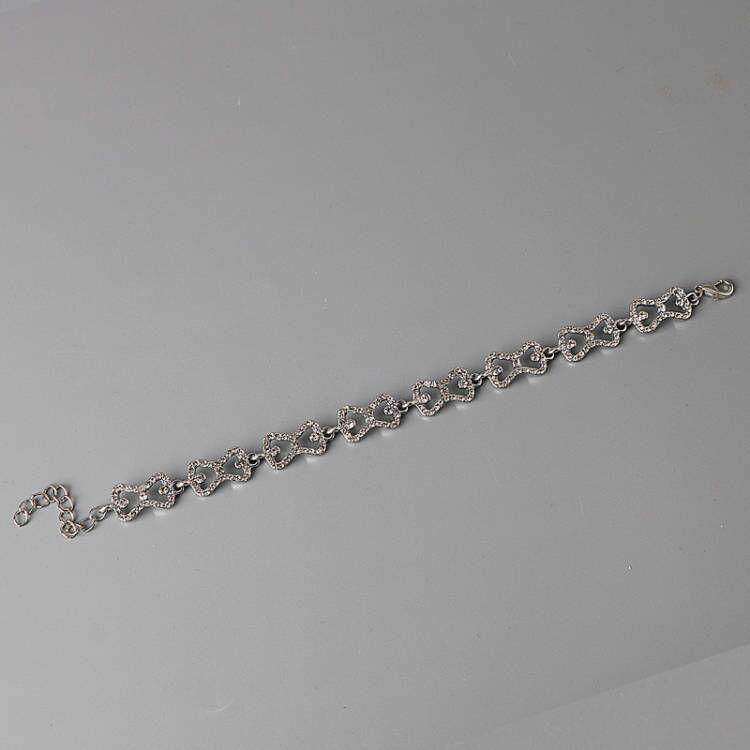 跨境爆款货源吸血鬼日记家族手链福布斯罗琳满钻手串简洁闪耀手饰