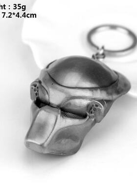 欧美影视周边异形大战铁血战士钥匙扣外星人汽车钥匙圈链合金挂件