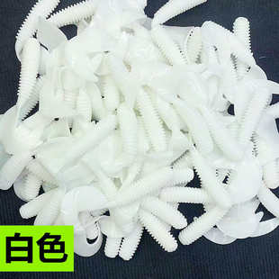 包邮工厂按斤卷尾鱼路亚软饵淡水T尾软虫铅头钩钓鲈鱼鳜鱼倒钓假