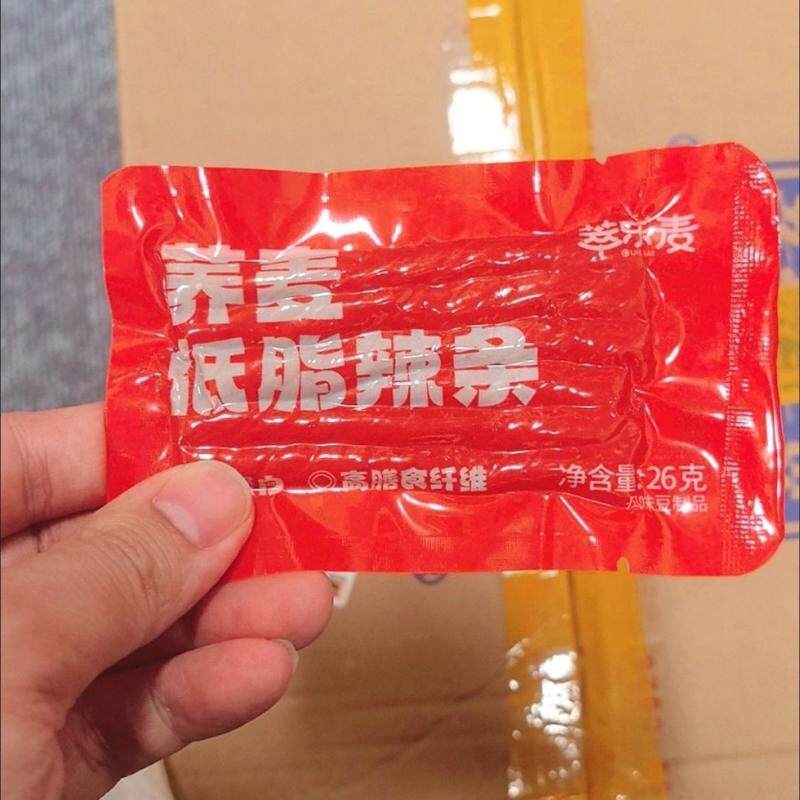 荞麦低脂高蛋白辣条香辣棒解馋休闲无糖精独立包装童年豆干皮零食
