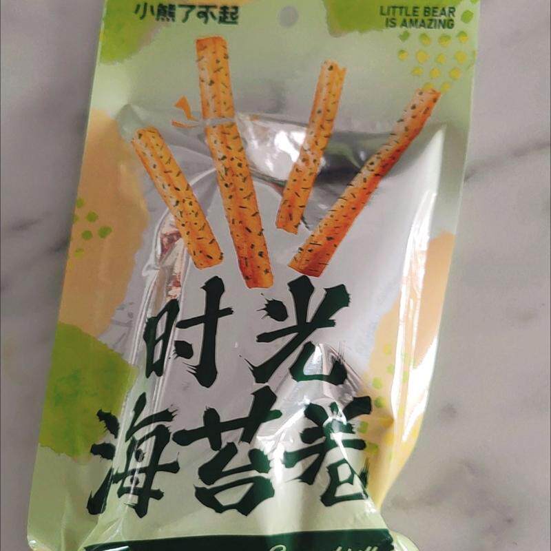 小熊网红了不起海苔面制品海苔片辣条解馋休闲儿童零食时光海苔卷