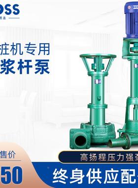 普斯3PNL泥浆泵管桩机污水杆泵三相380V高压铸铁铜芯电机泵打桩机