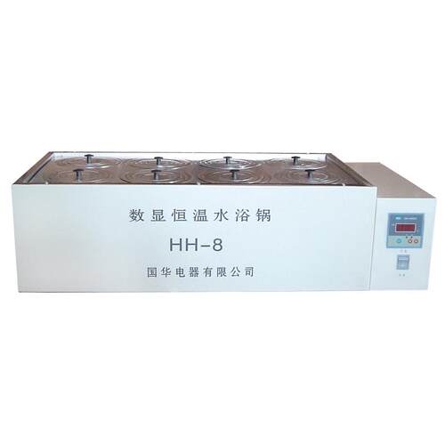 常州国华 HH-8数显恒温水浴锅 双孔八孔 带磁力搅拌