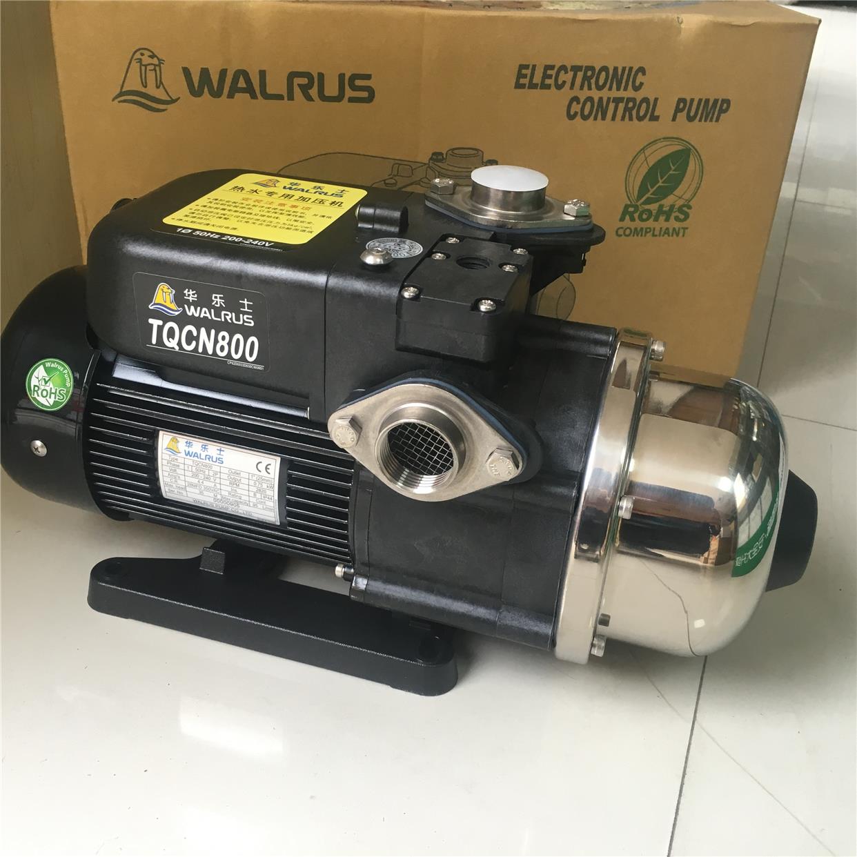台湾华乐士水泵 TQCN800B 全自动冷热水增压泵太阳能热水加压机