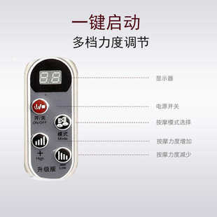 颈椎按摩器仪多功能全身捶背加热家用肩部肩颈部腰部脖子捶打披肩