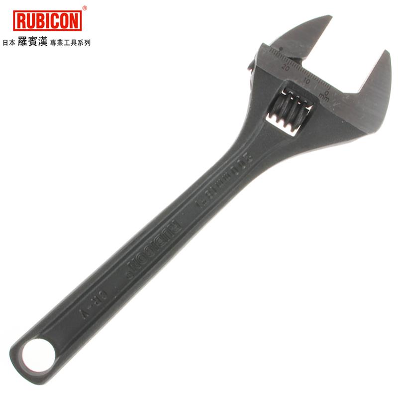 RUBICON罗宾汉RAP-004/6/8/10/12/15/18寸鉻钒钢活动扳手带刻度
