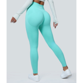 2025款 美臀2.0 无缝高腰收腹瑜伽裤 Zioccie 提臀蜜桃健身长裤