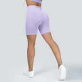 训练四分裤 健身短裤 阳离子高腰收腹紧身透气提臀蜜桃裤 Zioccie