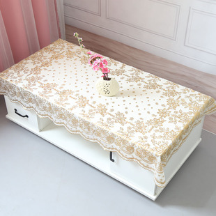 速发荼几桌布防水加厚防油高清洗桌放餐垫烫金隔热耐易温茶几客厅