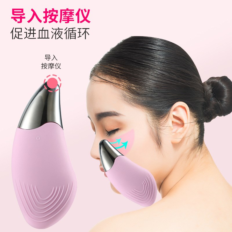 速发加热导入感面仪温胶电动硅洁洗脸仪超声波洗 脸刷脸部毛孔清