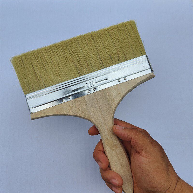 速发油漆大子12寸用硬毛刷家加用刷猪毛刷子软毛刷清洁除尘大毛刷