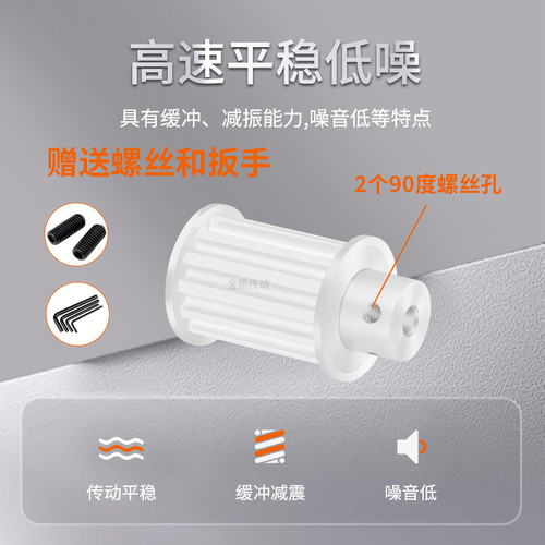 速发同步轮5M28齿BF齿宽11/16内孔5 6 8 10 12马达钢锥套同步带轮