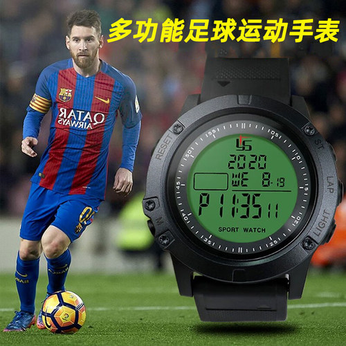 速发足球裁判员跑步手腕计时器教练田径计时码表学生电子运动秒表