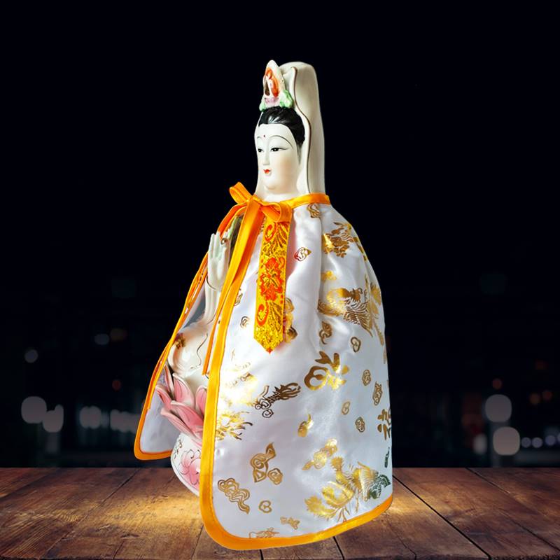 家用佛像披风斗篷娘娘小款衣袍观音衣龙凤披肩神明财神关公神像袍