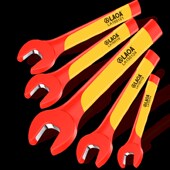 速发老汽绝缘开口扳手VDE耐高压1000V新能源A车维电修工活动