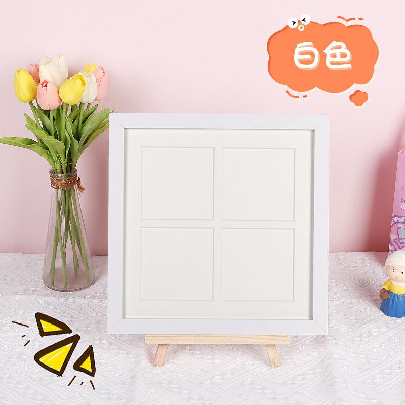 正方形九宫四宫格油画棒摆台相框10X10绘画装裱画框作品挂墙框