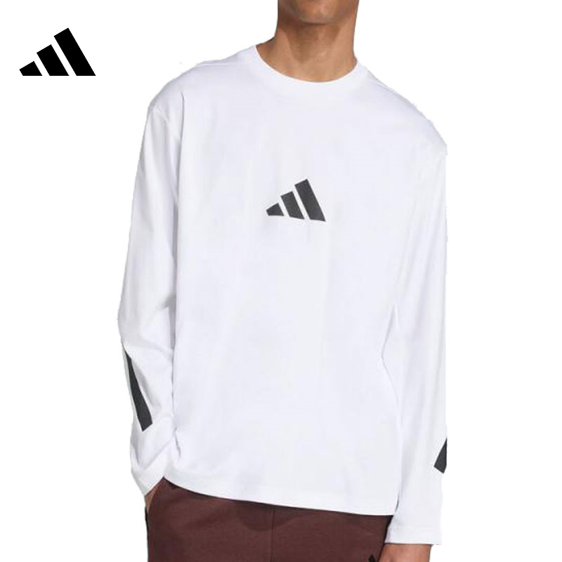 adidas阿迪达斯男子Z.N.E.运动训练休闲长袖T恤KE4903