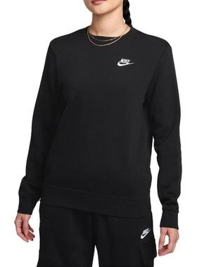 NIKE耐克女子运动训练休闲圆领套头衫卫衣DQ5474-010