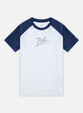 NIKE耐克大童K NSW TEE RAGLAN运动休闲短袖T恤II0293-410