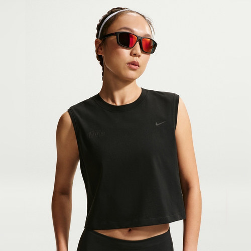 NIKE耐克夏女子运动透气舒适休闲轻盈印花经典无袖T恤IM0632-010