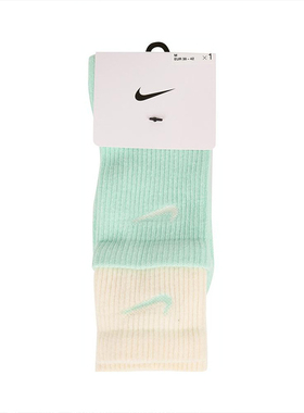 NIKE耐克男女UED PLS CSH CRW 1P 144 DBL休闲袜子DD2795-353