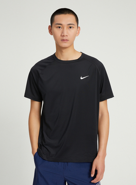 nike耐克男装2024运动休闲透气圆领短袖T恤男DV9816-010