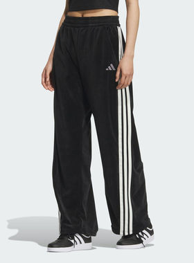 adidas阿迪达斯女子运动训练香蕉裤阔腿裤长裤KC0179