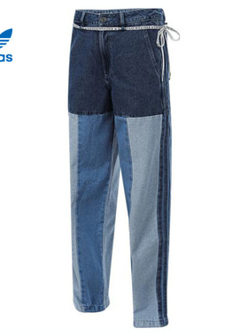 adidas Originals阿迪三叶草女KSENIA PW牛仔运动长裤IW5663