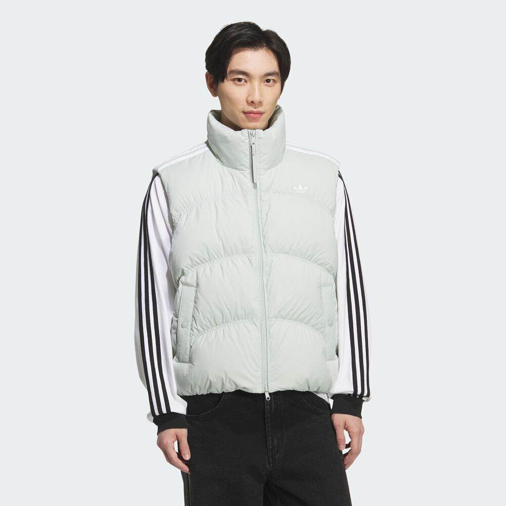 adidas阿迪达斯三叶草男子VEST DOWN运动休闲羽绒马甲KS8492