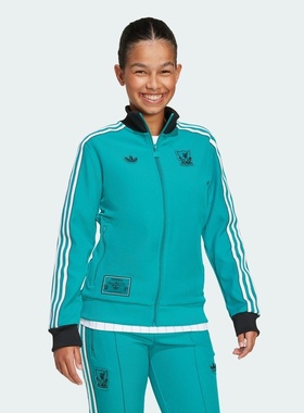adidas阿迪达斯男大童利物浦足球运动训练夹克外套JW5465