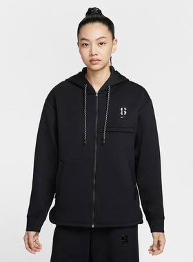 NIKE耐克女子萨布丽娜篮球运动休闲连帽夹克外套IH3917-011