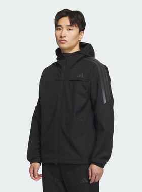 adidas阿迪达斯男子运动训练梭织连帽夹克外套KA1307
