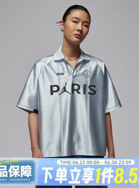NIKE耐克女AS W J PSG JERSEY运动休闲宽松透气短袖T恤IF3824-043