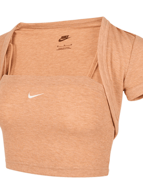 NIKE耐克女子ASWNSWCHLLKNTMRIB运动休闲短袖T恤HJ1300-688