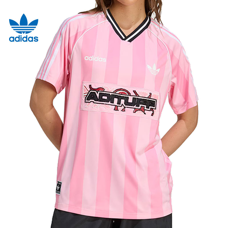 adidas阿迪达斯三叶草女子JERSEY运动休闲短袖T恤KD2272