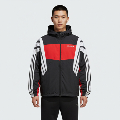 adidas阿迪达斯三叶草男子运动健身夹克外套KW4809